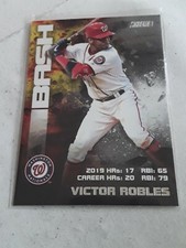 Victor Robles SP Bash And Burn Washington Nationals 2020 Stadium Club