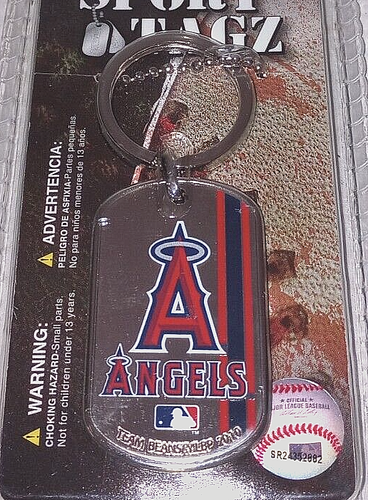 Los Angeles Angels (MLB) - Team Logo Dog Tag Necklace - Sport Tagz - New - Picture 3 of 3