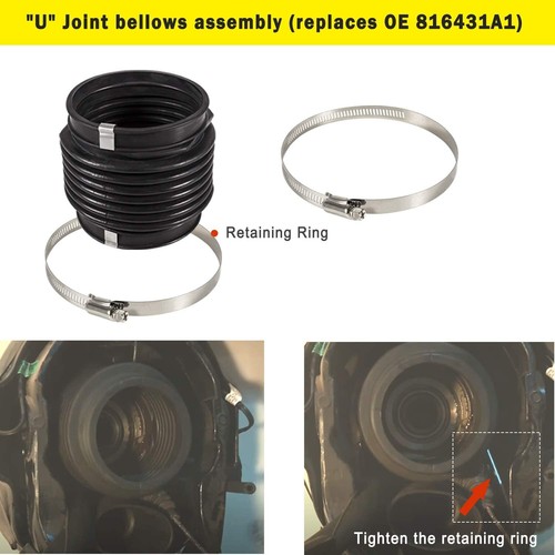 Bellows Transom Repair Kit for Mercruiser 1983-1990 Alpha One #30-803097T1 - Picture 5 of 7