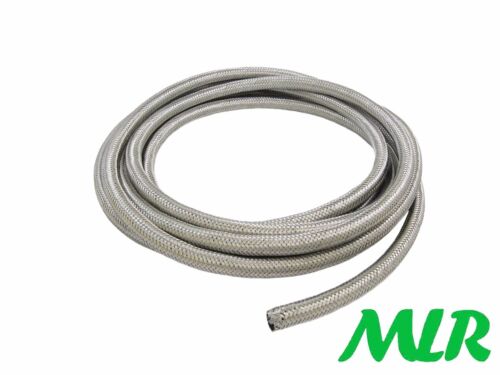 10MM ID AEROQUIP S/STEEL BRAIDED FUEL OIL COOLANT BREATHER HOSE PIPE MLR.BAI - Picture 1 of 1