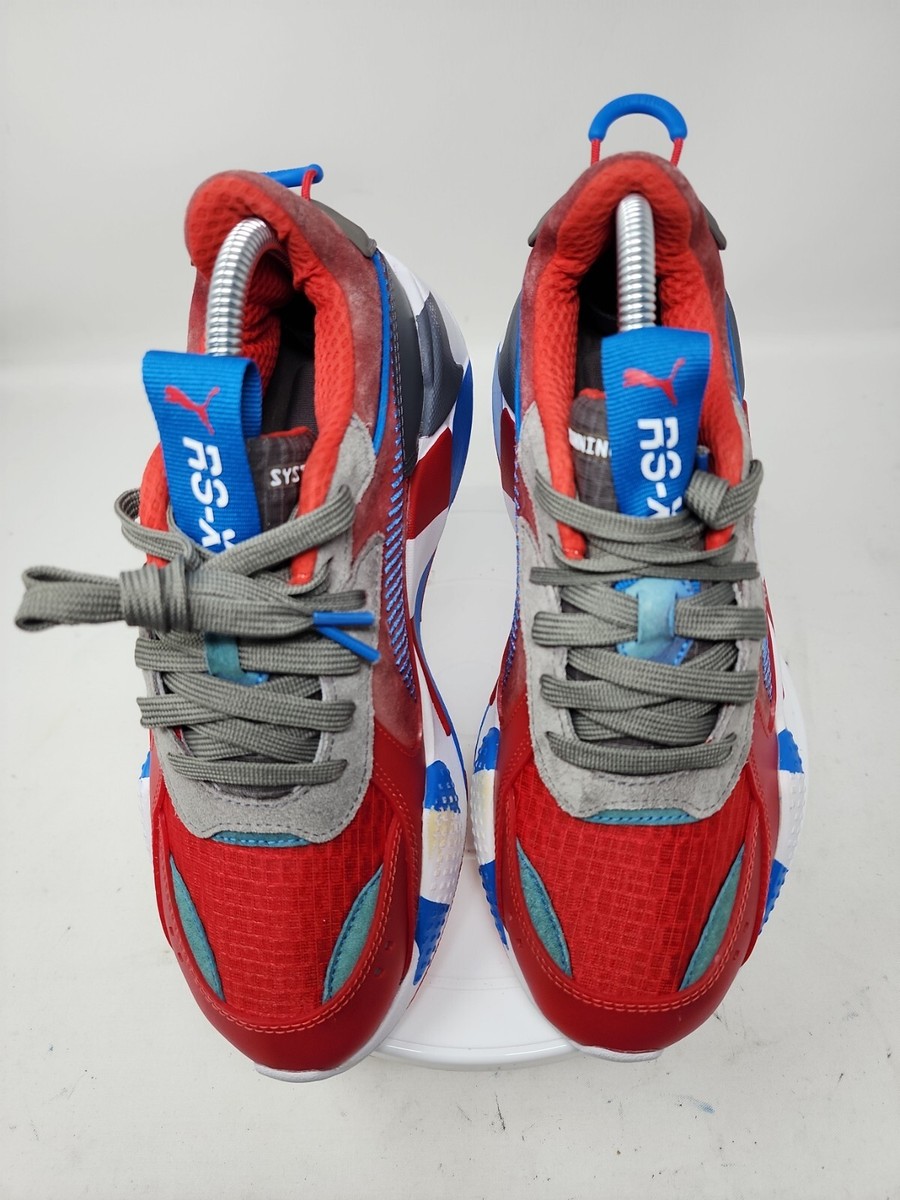 Puma RS-X Retro Men's Size 7.5 Red Steel Gray Indigo 371511-01 Running Shoe  | eBay