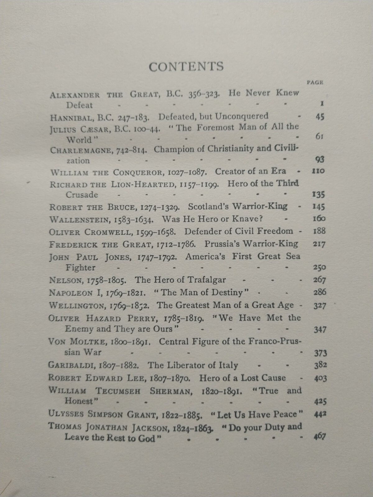 The World's History and its Makers Volume VI "Famous Warrior's" 1901 HC book Vtg