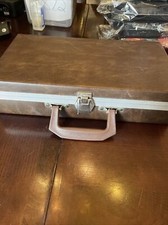 Leather Vintage Cassette briefcase