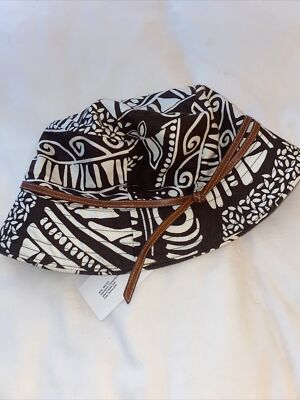 Hat Attack Canvas City Bucket Hat With Tobacco Leather Trim
