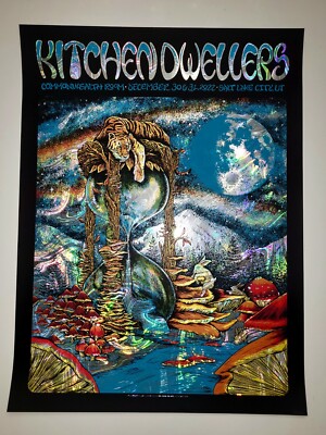 Kitchen Dwellers Poster Salt Lake City SHOW FOIL NUM x/100 Print 12/30-31 2022