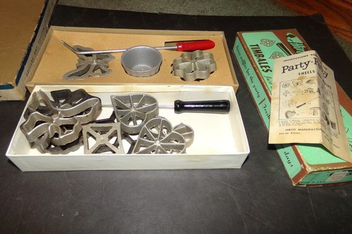 Lot 11 Vintage Molds Hirco & Handi Hostess kits w 2 Boxes Butterflies Flowers - Picture 2 of 12