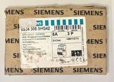 Siemens 5SJ43088HG42 3 Pole Breaker 5SJ4 308-8HG42 New in box