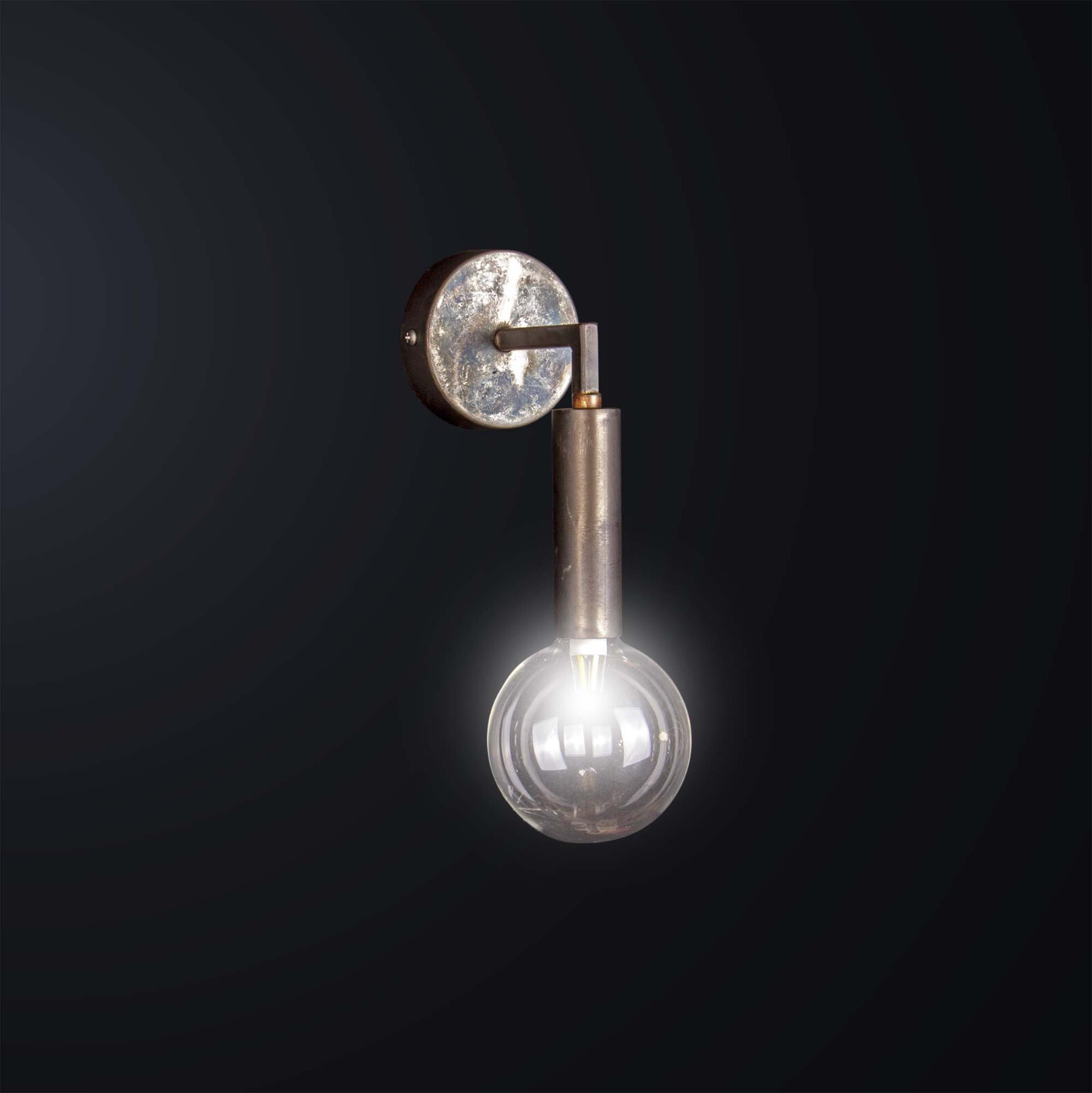 Applique BGA 3474 Ferro Battuto 1 Luce: Illuminazione Interni Antica