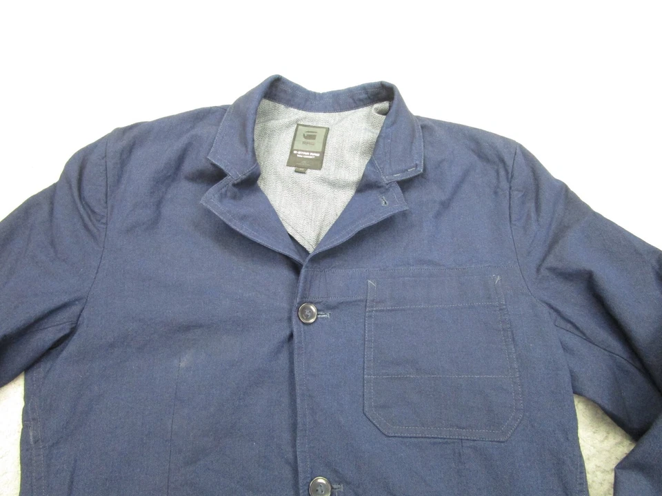 Chaqueta G-Star Para Hombre 40 Azul Blazer Abrigo Deportivo Shattor Omega Correct Foto 2 de 4