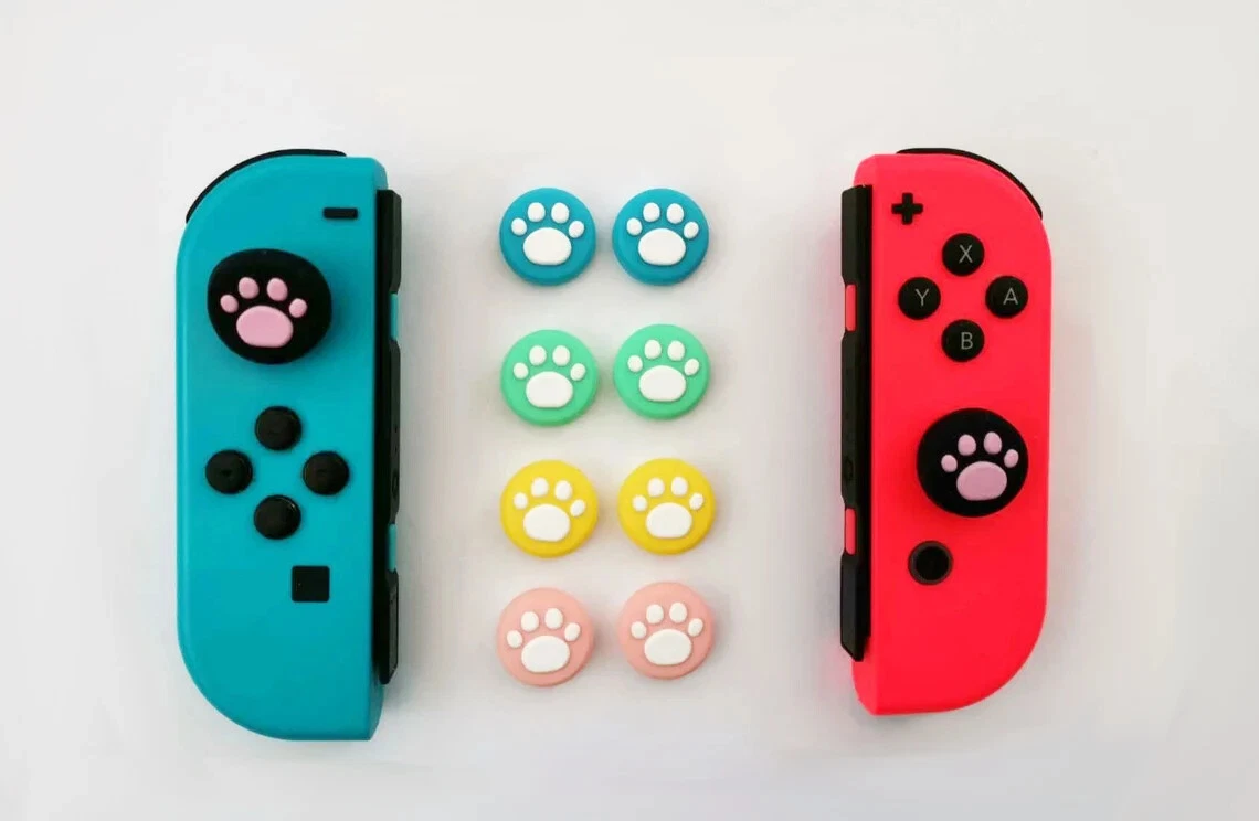 Animal crossing thumb grips switch sale