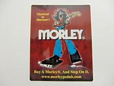 CALCOMANÍA DE PEDAL DE GUITARRA MORLEY PEGATINA RARA FUNDA DE GUITARRA PEGATINA DE PARACHOQUES MUY CHULA
