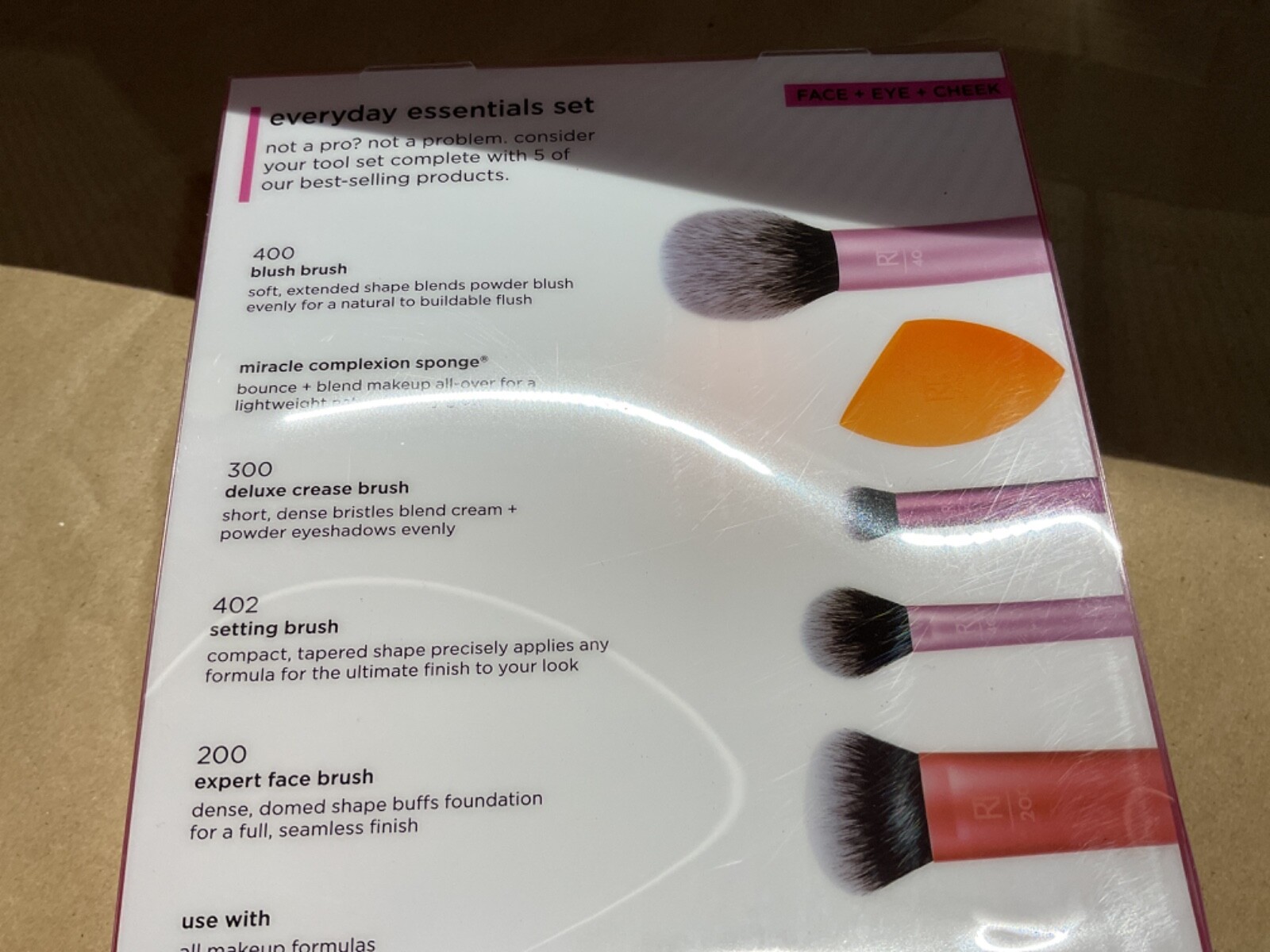 Everyday Essentials Makeup Brush & Sponge Set