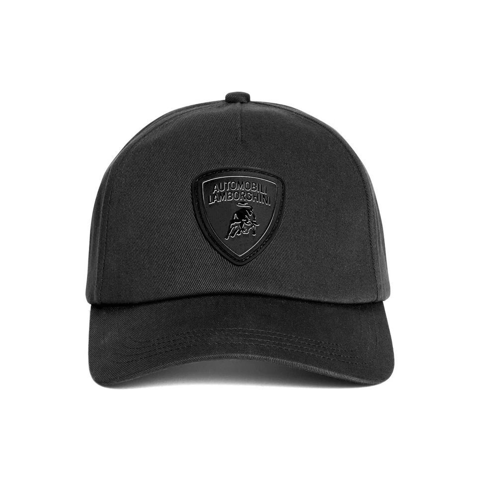 Cappellino ORIGINALE Lamborghini Nero Scudo Logo Nero - Immagine 2 di 4