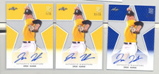 2020 Leaf Perfect Game Auto Three  card lot Jack Hunke