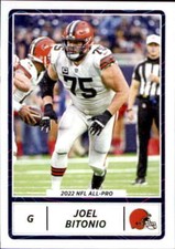 2023 Panini NFL Sticker #9 Joel Bitonio Cleveland Browns
