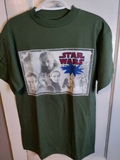 Vintage Men's Size M Star Wars Episode 1 The Phantom Menace Jedi vs Sith T-Shirt