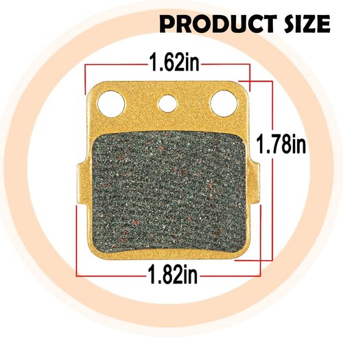 Front Rear Brake Pads Set FA84 For Honda TRX 300EX Fourtrax TRX 400EX Sportrax - Picture 5 of 12