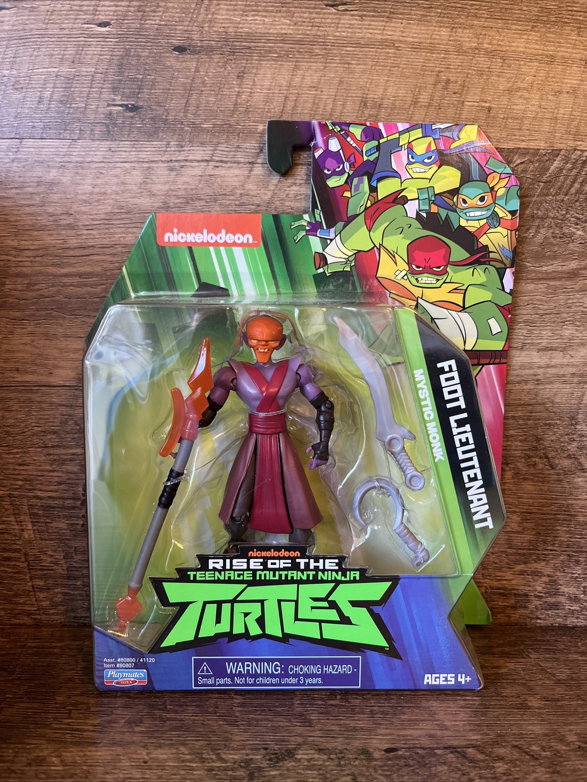 Rise of TMNT Foot Lieutenant Action Figure New in Box