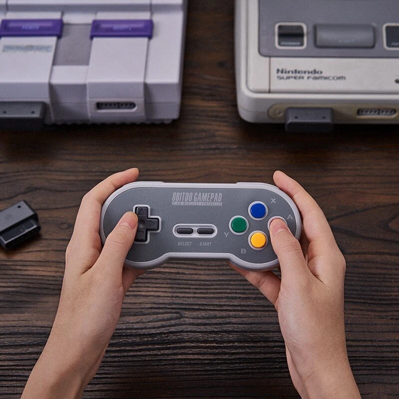 8bitdo Eight Seat Hall SF30 SN30 N30 Gamepad Game Controller for SNES/SFC/NEC - Image 2 of 4
