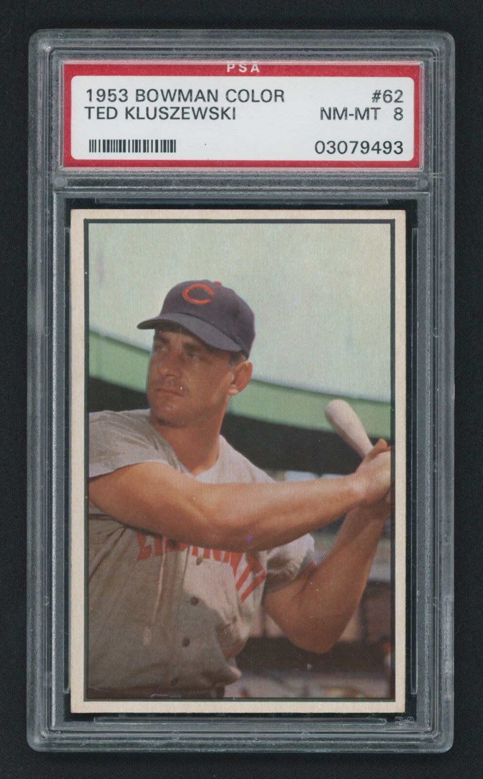 1953 Bowman Color #62 Ted Kluszewski PSA 8 NM-MT