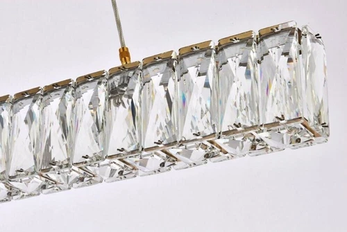 Crystal Chandelier Light Fixture Foyer Kitchen Island Dining Room Lighting 31" - Picture 9 of 10