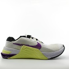 Womens Nike Metcon 7 White Lemon Twist Training Shoes CZ8280-157 Size 10.5