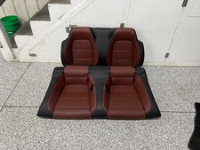2015-2017 Mustang Gt Convertible Rear Seats Saddleblack Leather - Oem 2015-2017 Mustang Gt Convertible Rear Seats Saddleblack Leather - Oem