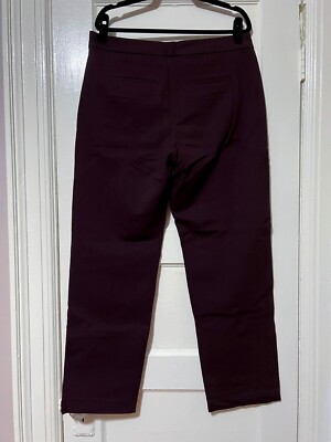 Liverpool Womens Purple Plum Stretch Dress Pants Trousers Size 14/32 NWOT