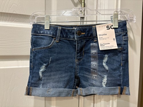 New Girl's SO Shortie Mid Rise Shorts, Size 8