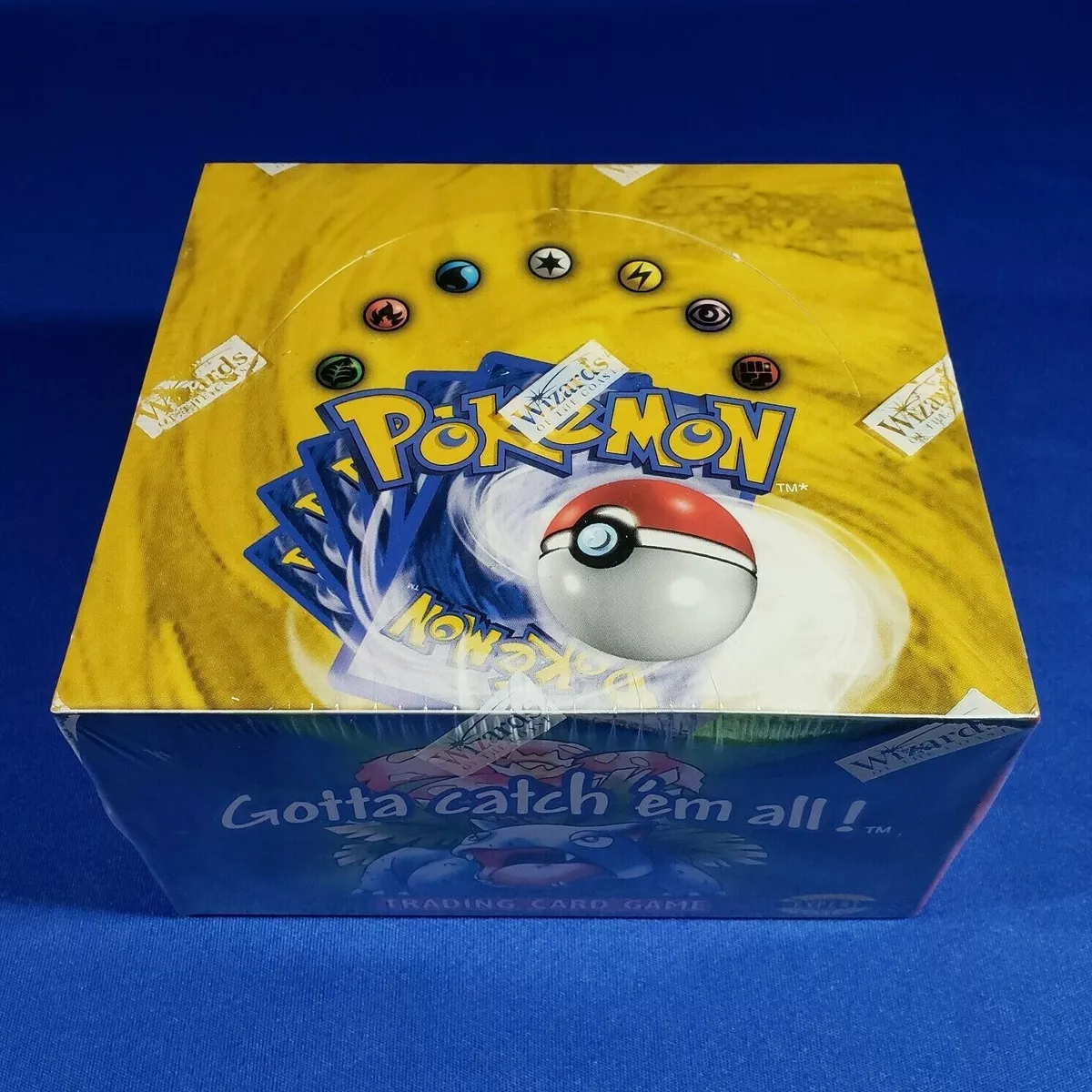 Pokemon Base Set Booster Box Unlimited 1999 WOTC Factory Sealed English 36  Packs