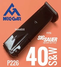 MecGar MAGAZINE 40s&w 10 Round Blued for SIG SAUER SigArms P226
