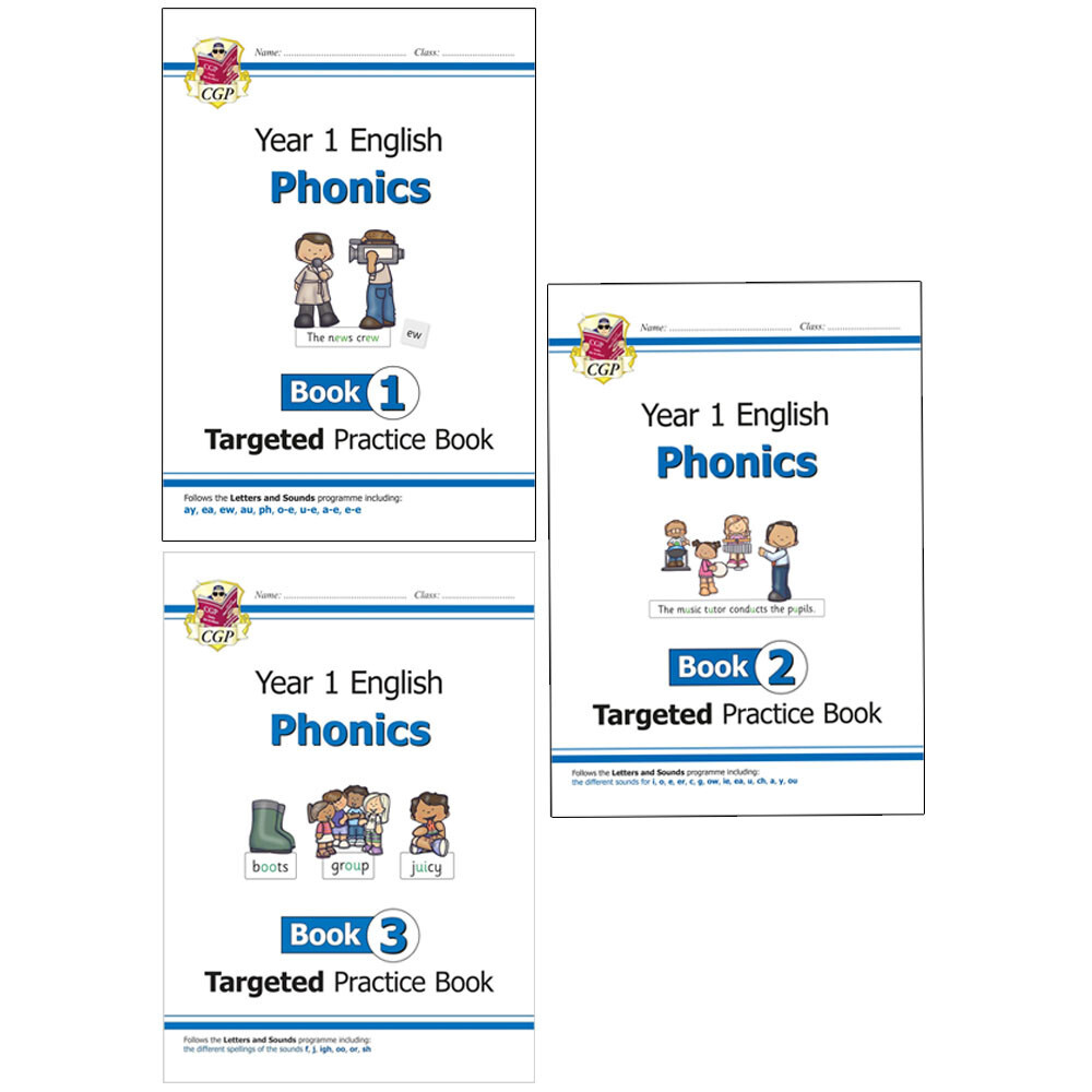 KS1 English Targeted Practice Book: Phonics - Year 1 Book 3 by CGP Books... - Image 10
