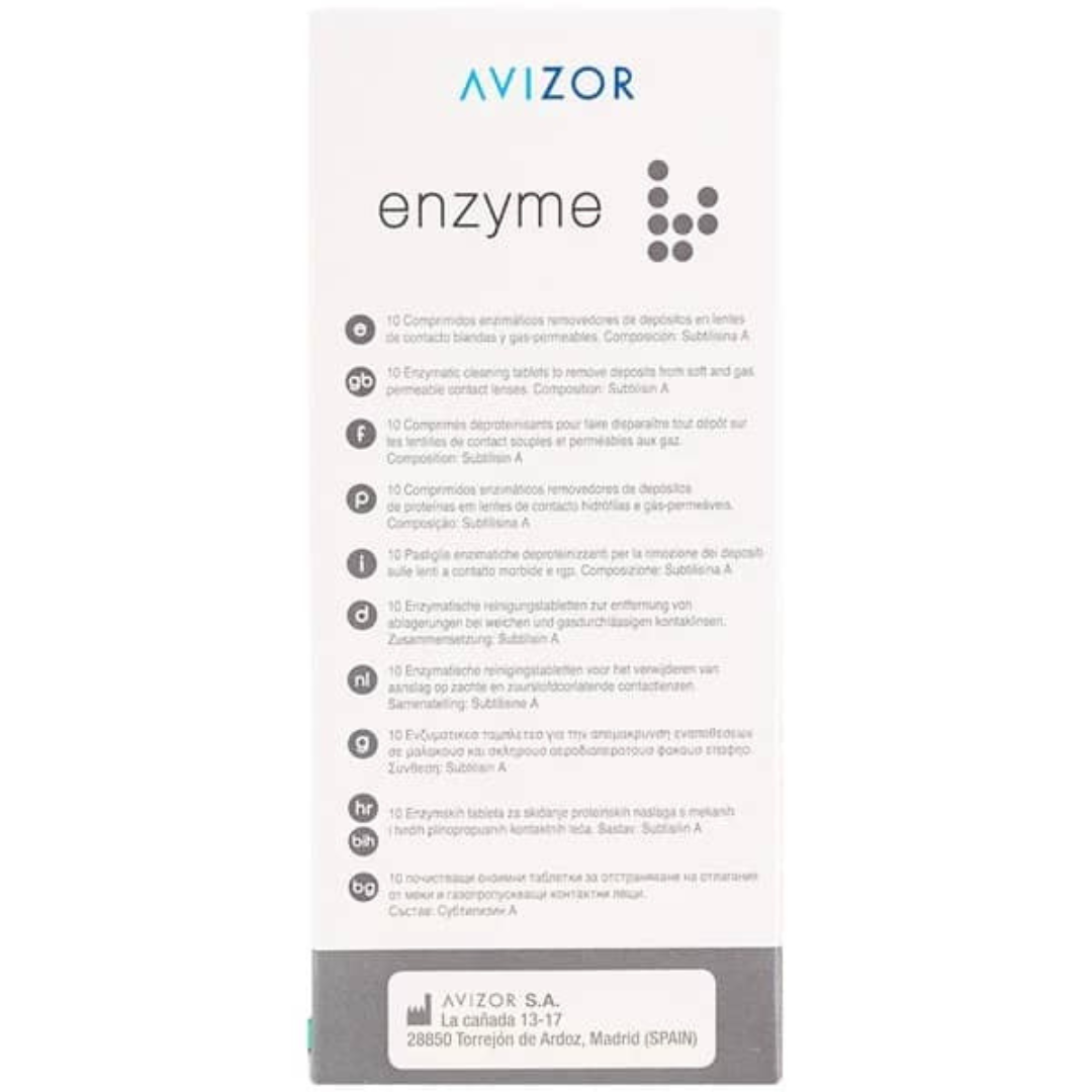 6 Boxes Avizor PROENZYME Protein Remover Tablets 12's Contact Lenses