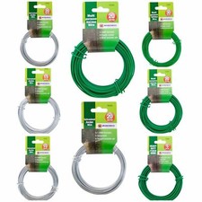 Green Garden Wire & Galvanised Wire Multi Purpose  1mm 1.2mm 1.6mm 2mm 3mm