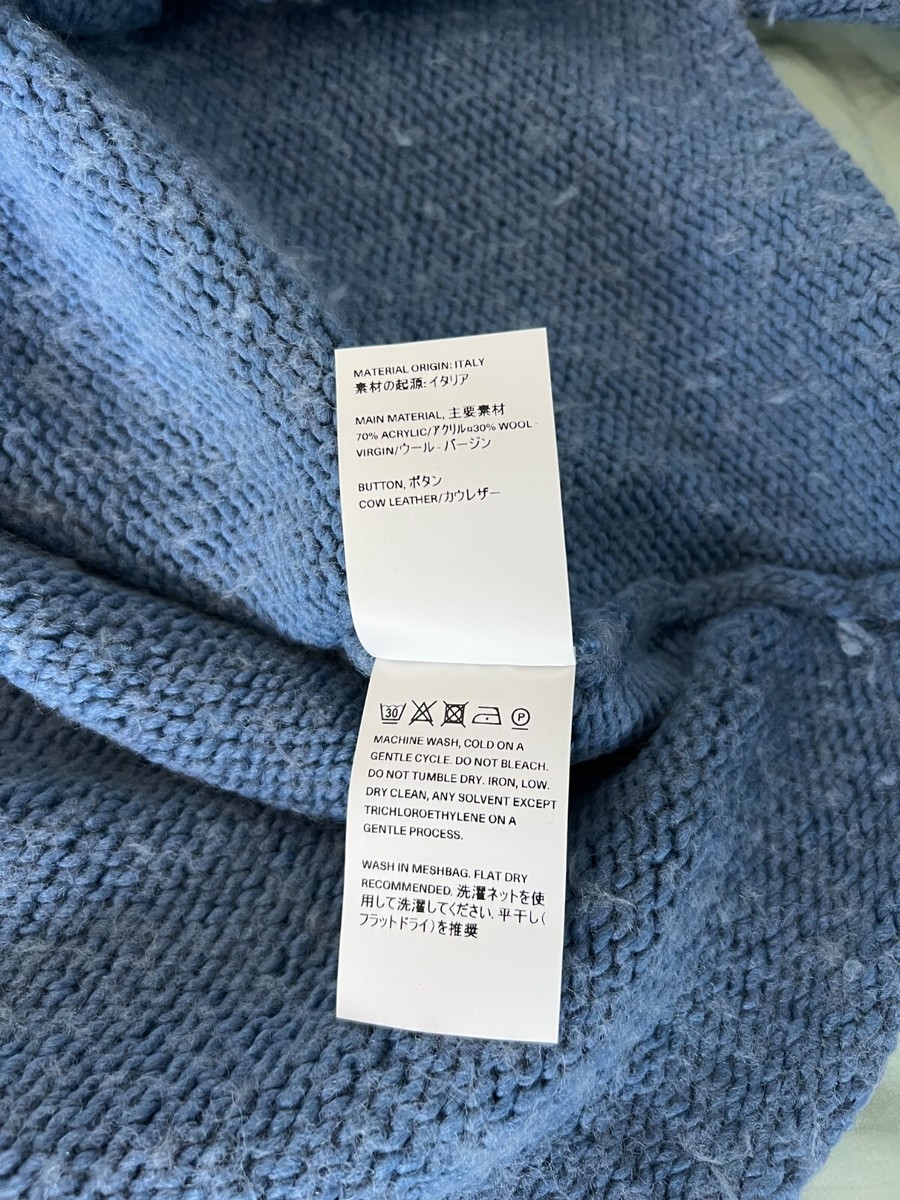 Our Legacy Big Cardigan - Size 50 - Funky Blue - NEW - Made Our Legacy Big Cardigan - Size 50 - Funky Blue - NEW - Made