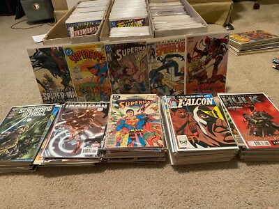 Large 50 COMICS BOOK LOT-MARVEL, DC, INDIES- FREE/Fast Shipping! VF to NM+ ALL