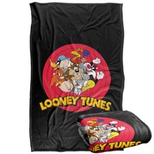 Looney Tunes Logo Group Silky Touch Super Soft Throw Blanket