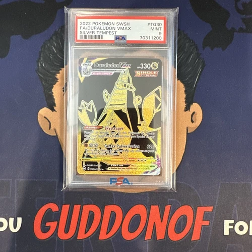 PSA 9 MINT 2022 Pokemon Silver Tempest DURALUDON VMAX TG30 Full Art Ultra Rare