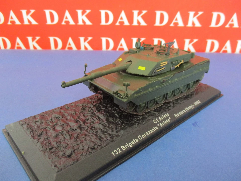 Die cast 1/72 Modellino Carro Armato Tank C1 Ariete 132 Brigata Corazzata Ariete - Immagine 2 di 4