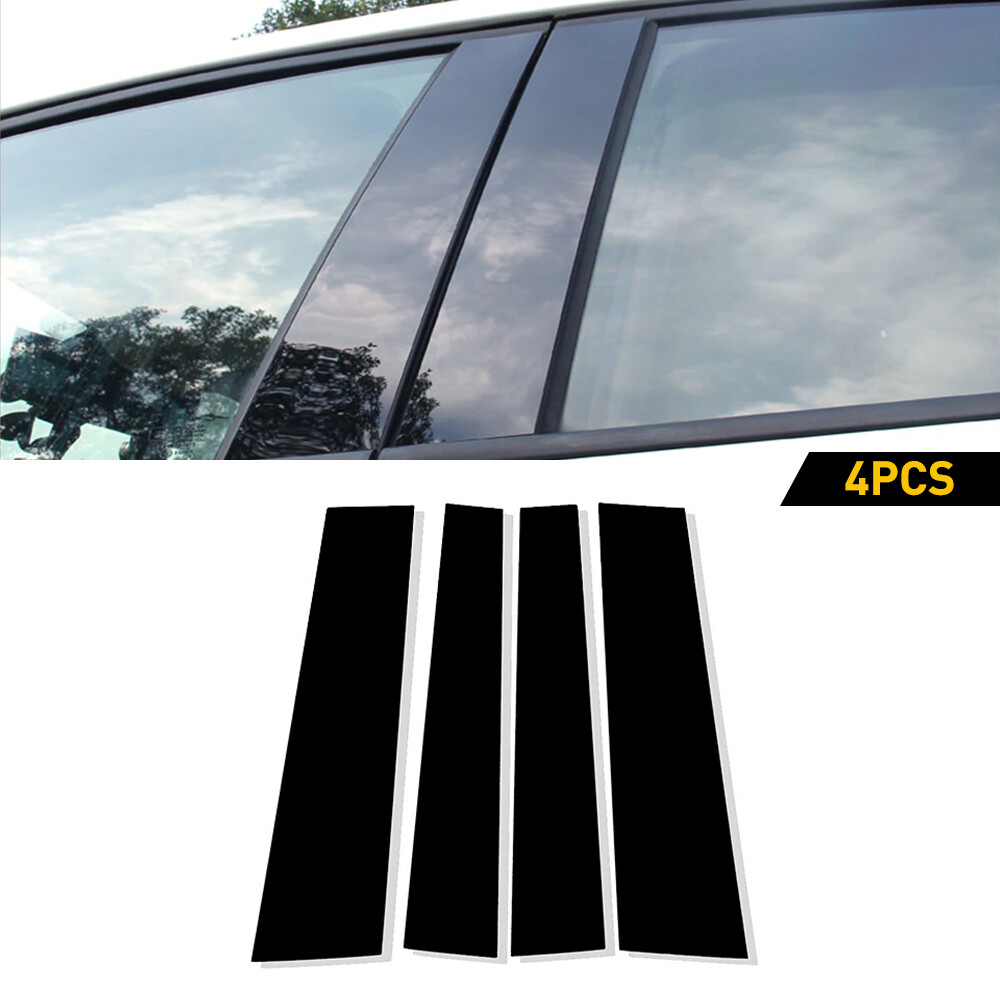 For Tundra TOYOTA Double Cab 2007-2021 Black Pillar Posts Door Window Cover Kits