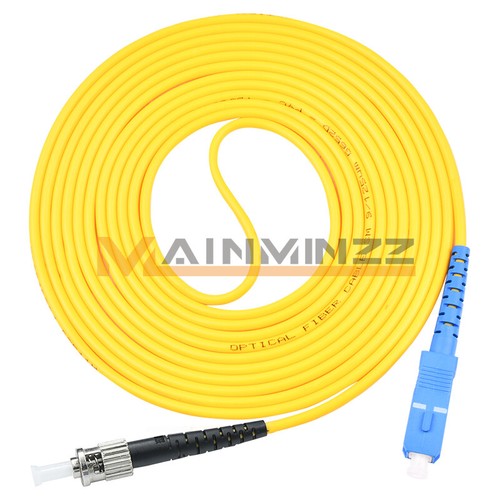 SC UPC to ST UPC SM Single Mode 9/125 Fiber Patch Cord Simplex Fiber Cable 10M - Picture 9 of 10