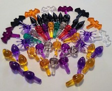 Mega Lot 50 Halloween Lights Spiders Skulls Bats for Ceramic Christmas Tree Bulb