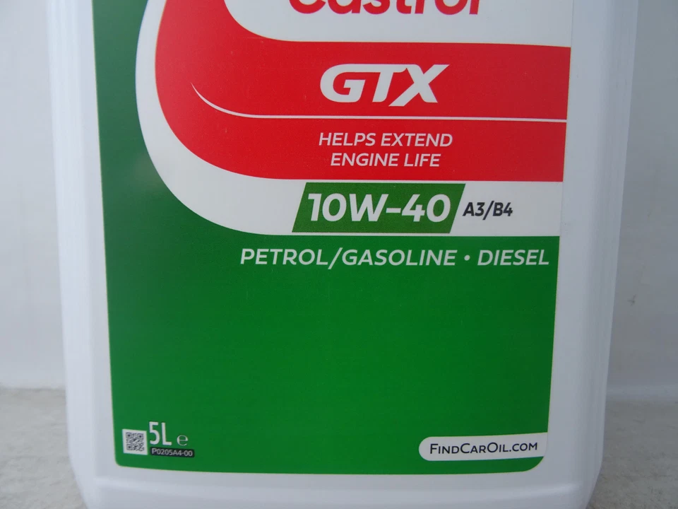 Castrol GTX 10W40 Motoröl ehemals Ultraclean Öl A3/B4 VW 50101 50500 MB 5Liter - Bild 3 von 4