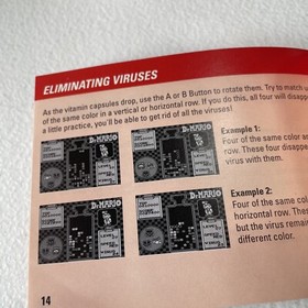 Dr. Mario Classic NES Series Nintendo Game Boy Advance INSTRUCTION BOOKLET ONLY