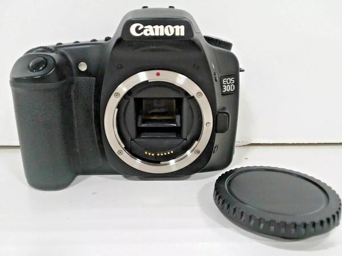 Canon EOS 30D SLR DS126131 Black Digital Camera Body 8.2MP