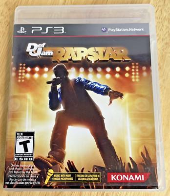 Def Jam Rapstar (PS3 PlayStation 3) Complete With Manual CIB
