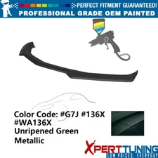 Fits 16-24 Chevy Camaro 1LE Front Bumper Lip ABS #G7J Unripened Green Metallic