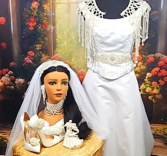 Whispers of Yesterday a Unique One-Of-A-Kind 6-piece Bridal 