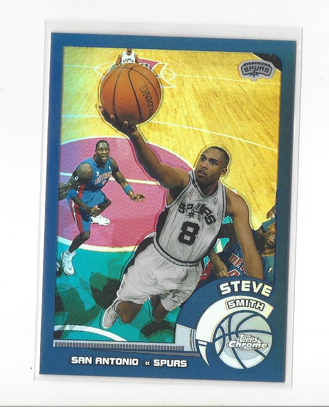 2002-03 Topps Chrome Refractor #112 Steve Smith Spurs