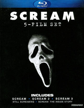 Ensemble de cinq films Scream (Scream 1-3 + deux D Blu-ray - Photo 1 sur 1